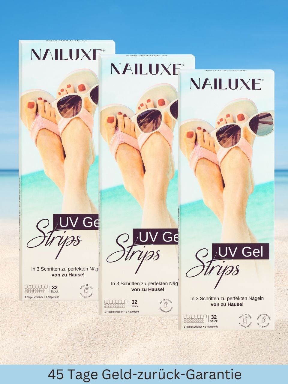 3er UV Pediküre Set