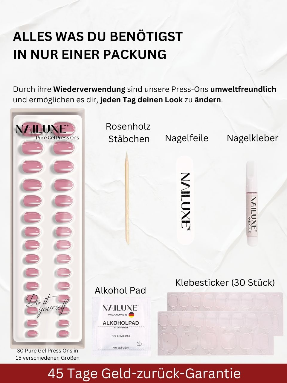 XMAS Sale Starter Set / Pure Gel Press Ons