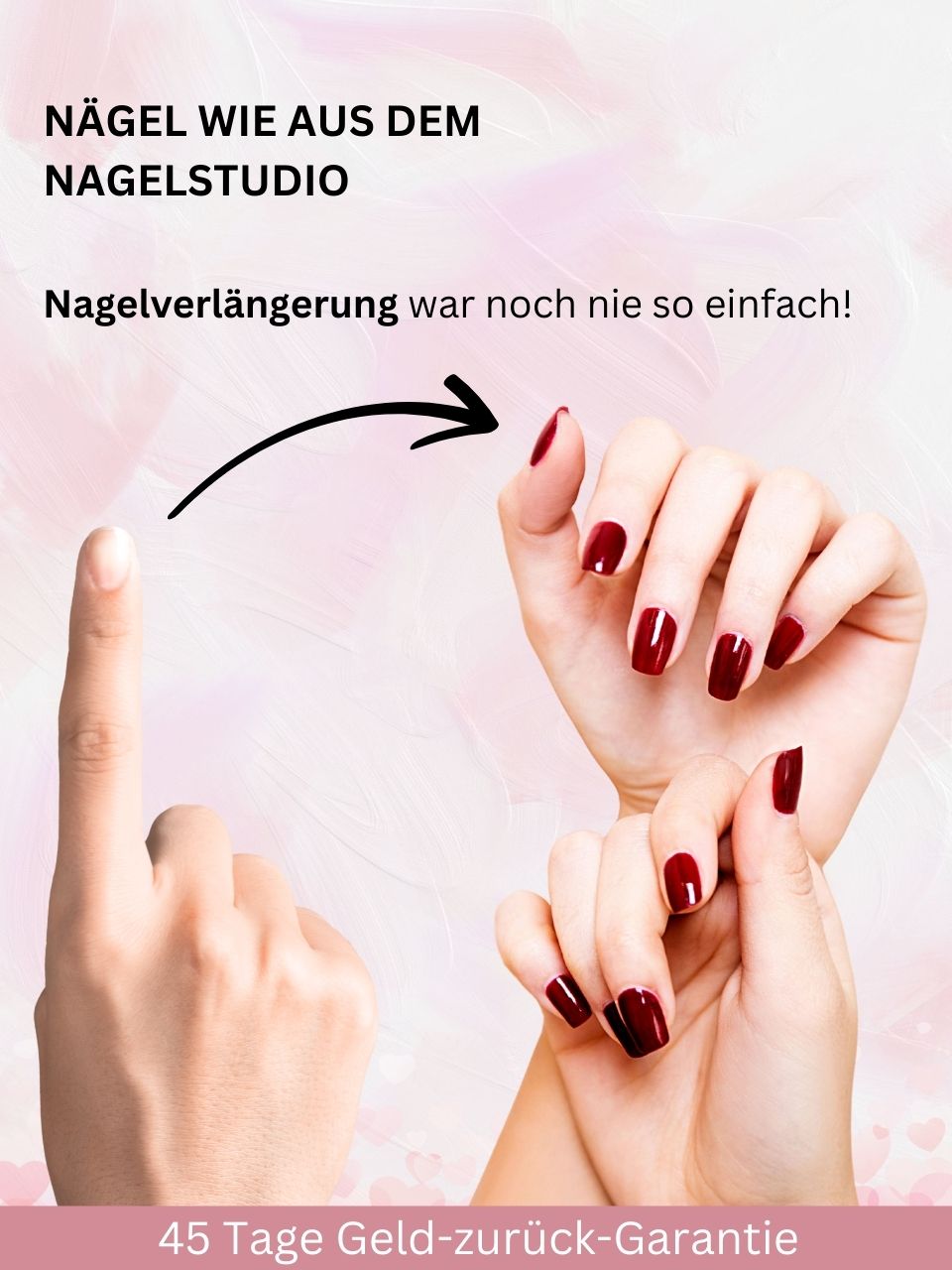 Valentine SALE All in One Set mit Entfernungs-Set und Versieglungs-Set / Pure Gel Press Ons