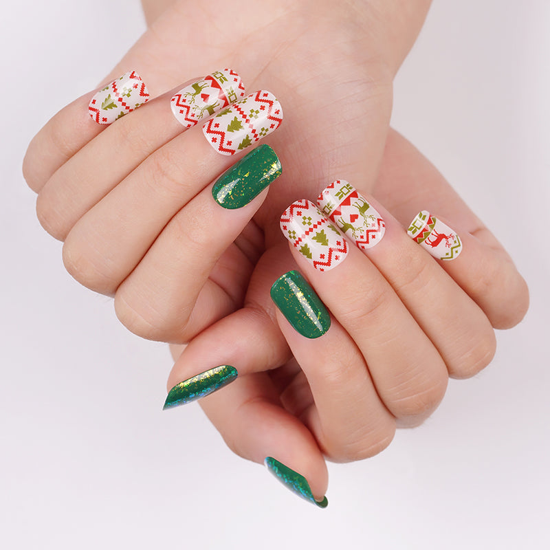 CHRISTMAS EVE - UV GEL STRIPS