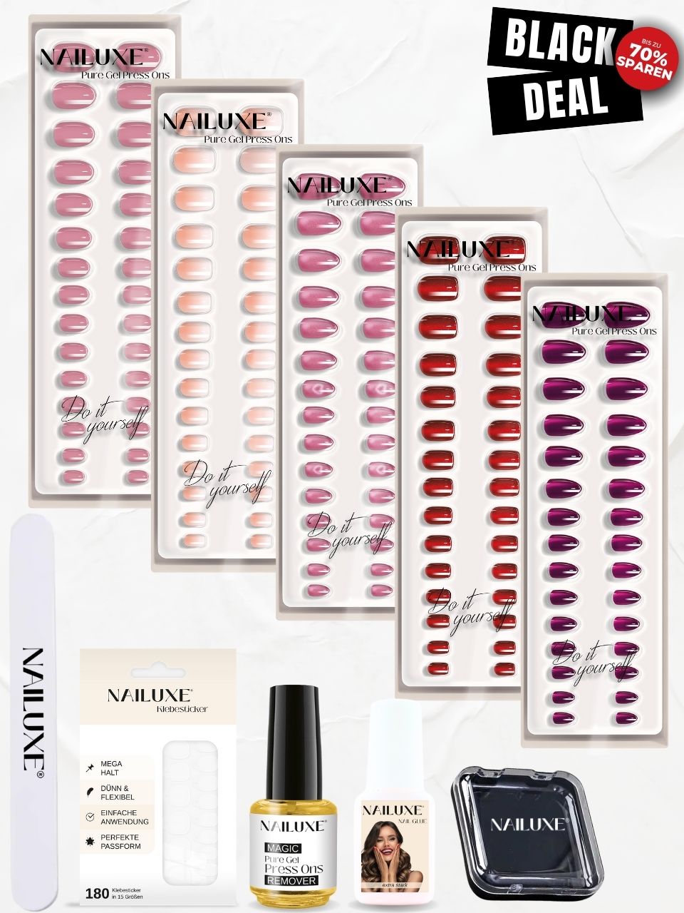 Weihnachts Bestseller Set / Pure Gel Press Ons