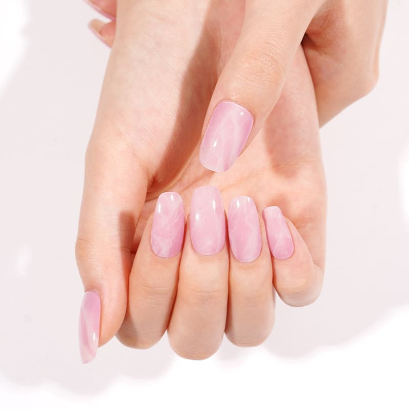 PINK MARBLE - UV GEL STRIPS
