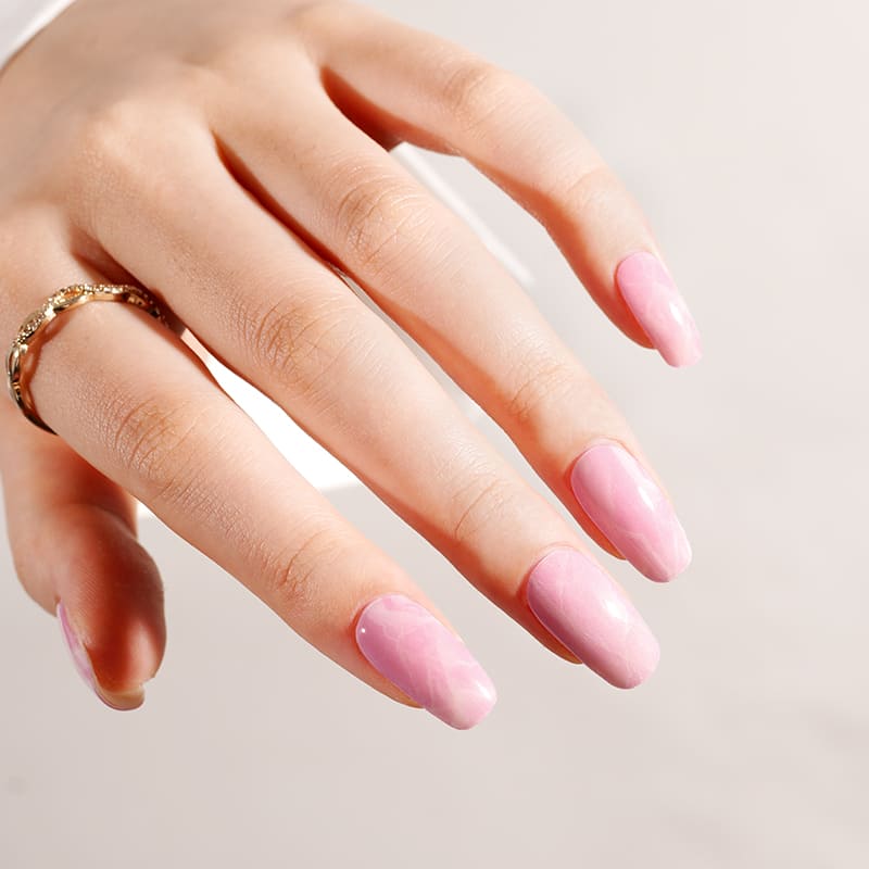 PINK MARBLE - UV GEL STRIPS