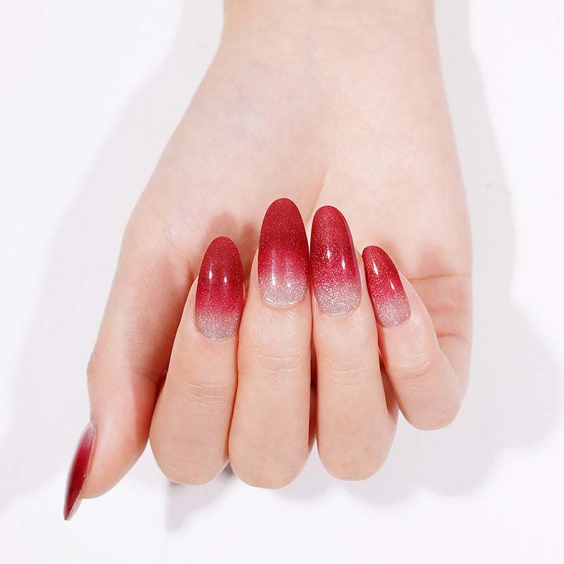 RED GLOW - UV GEL STRIPS