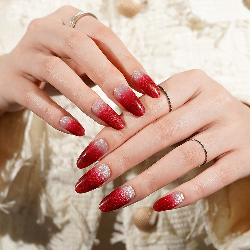 RED GLOW - UV GEL STRIPS