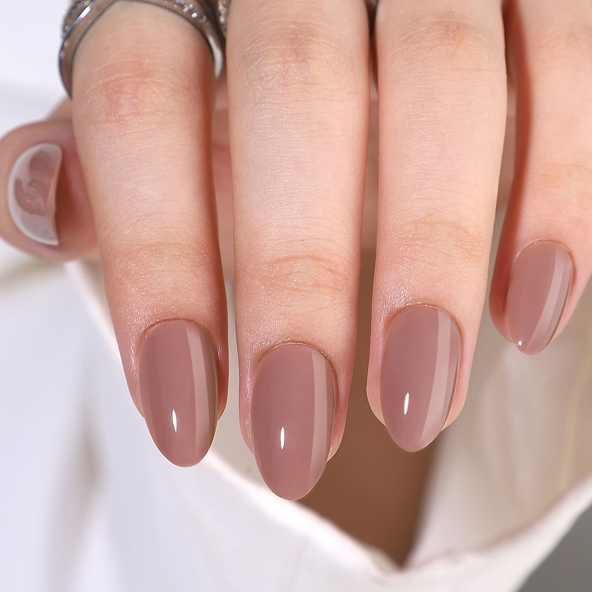 Rosewood - Short Almond - Pure Gel Press On