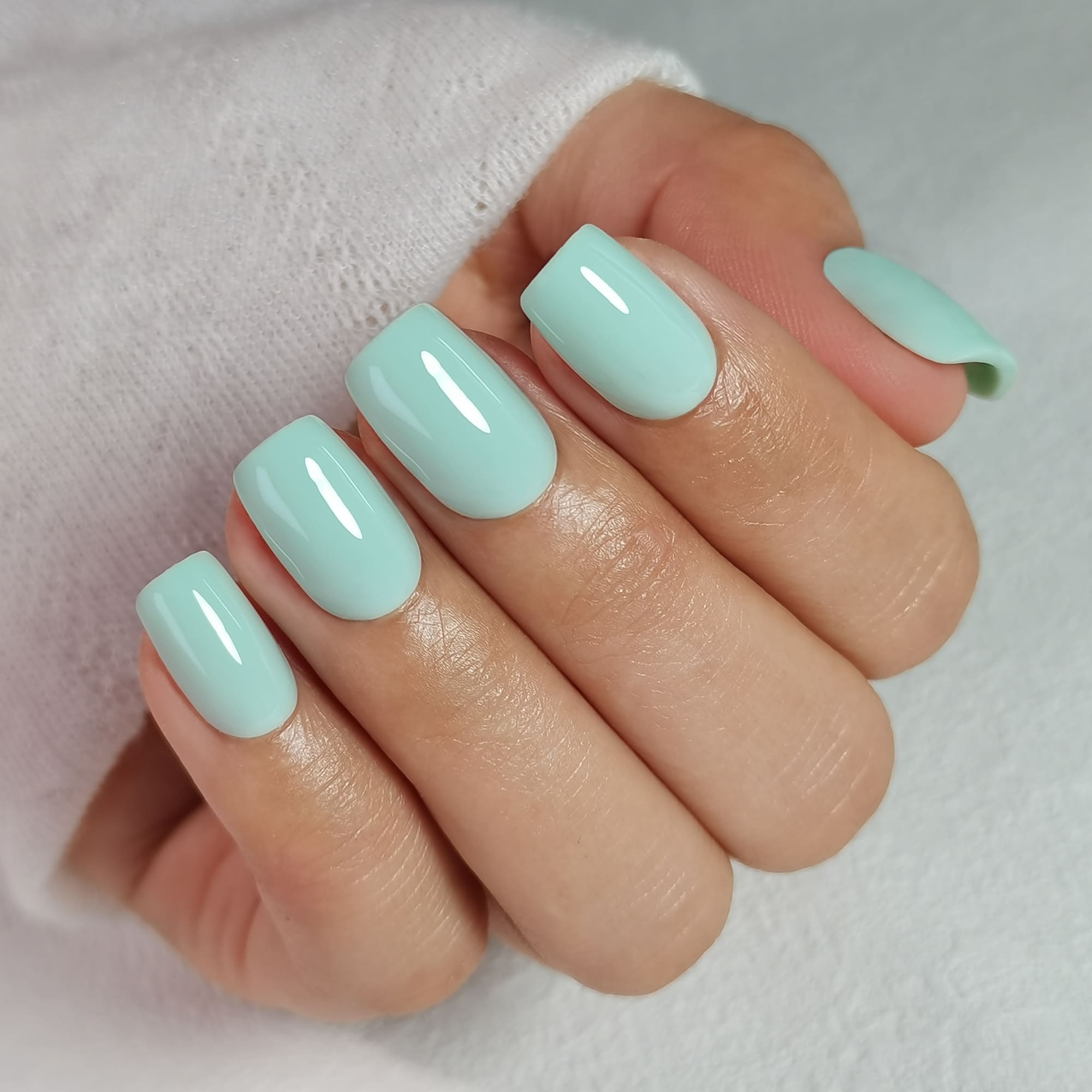 Mint Mojito - Short Square - Pure Gel Press On