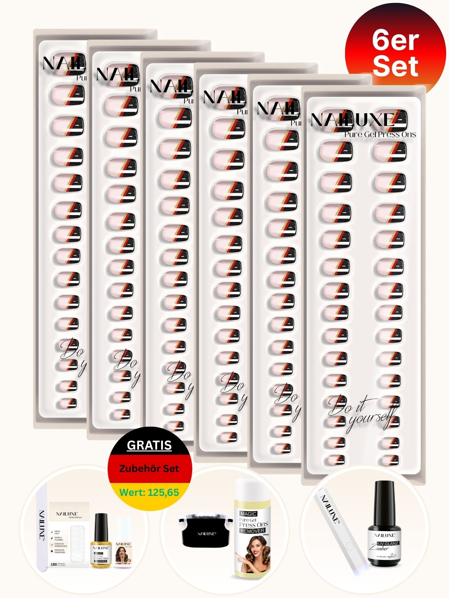 Public Viewing Set / Pure Gel Press Ons