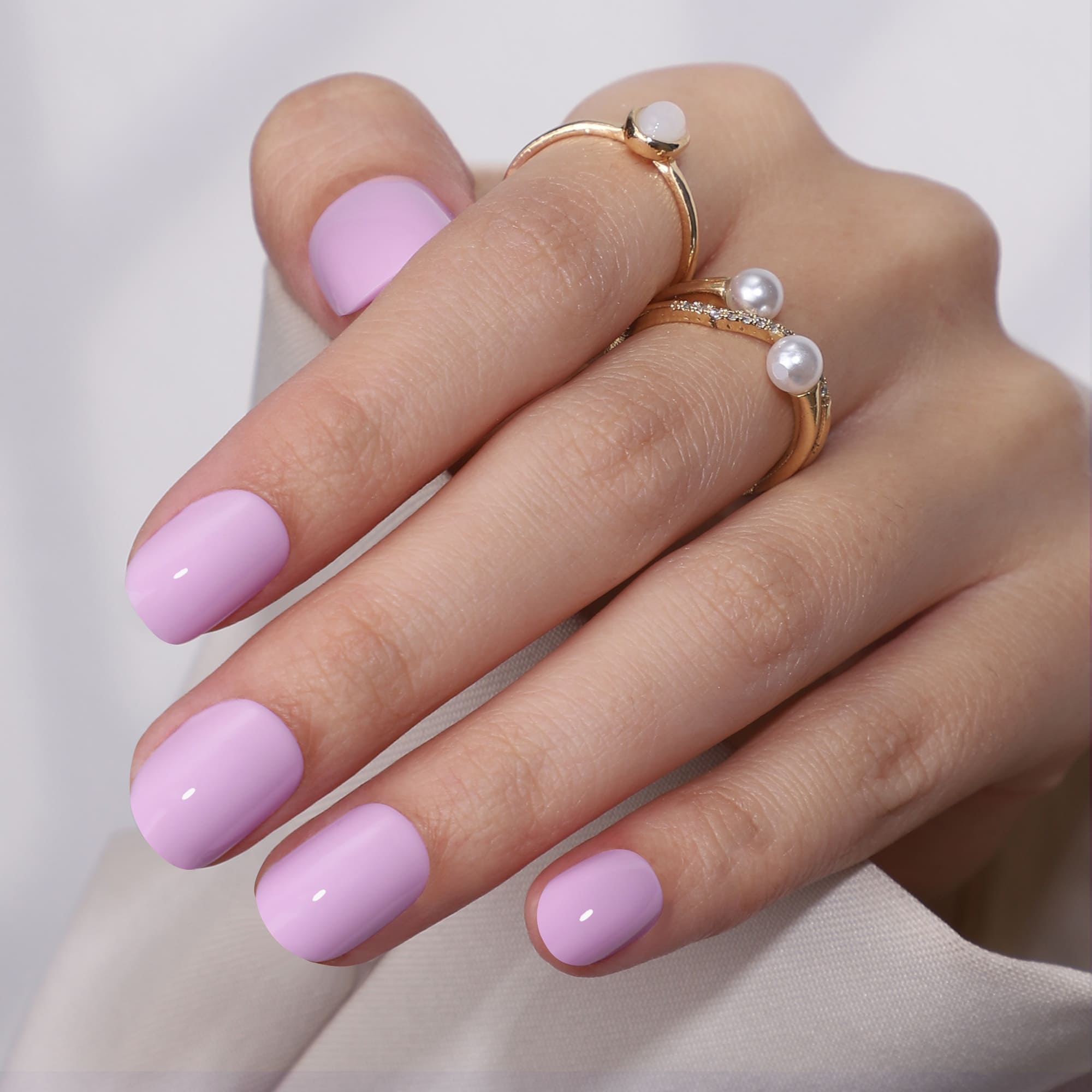 Lilac - Short Round - Pure Gel Press On