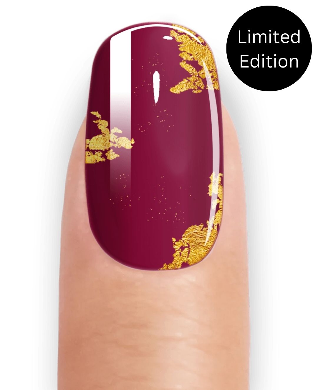 MAROON SHINE - UV GEL STRIPS