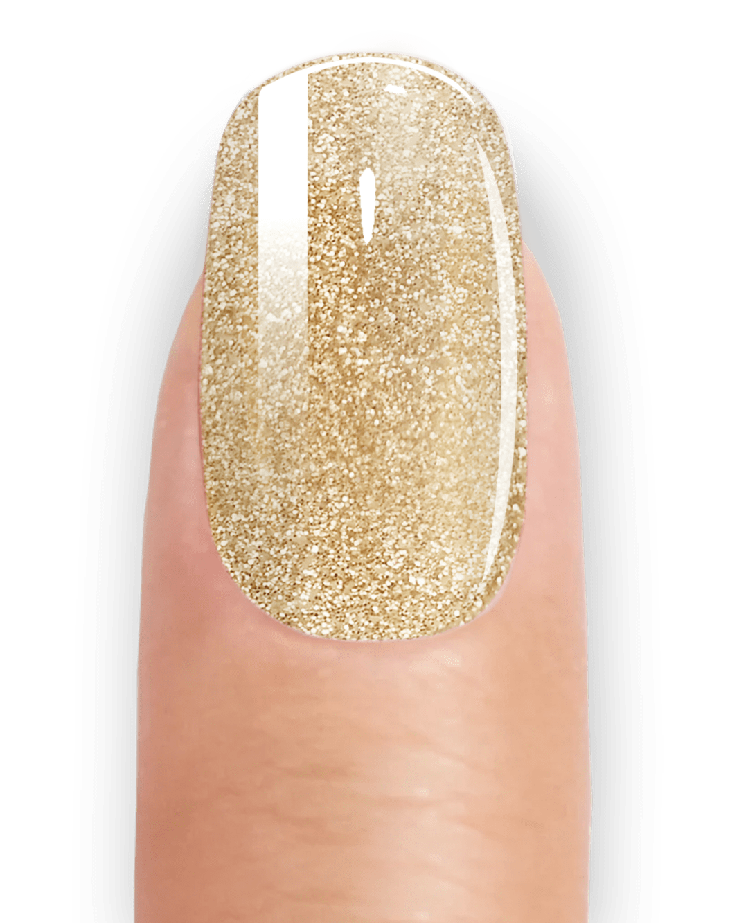 GOLDEN SHINE GLITTER - UV GEL STRIPS