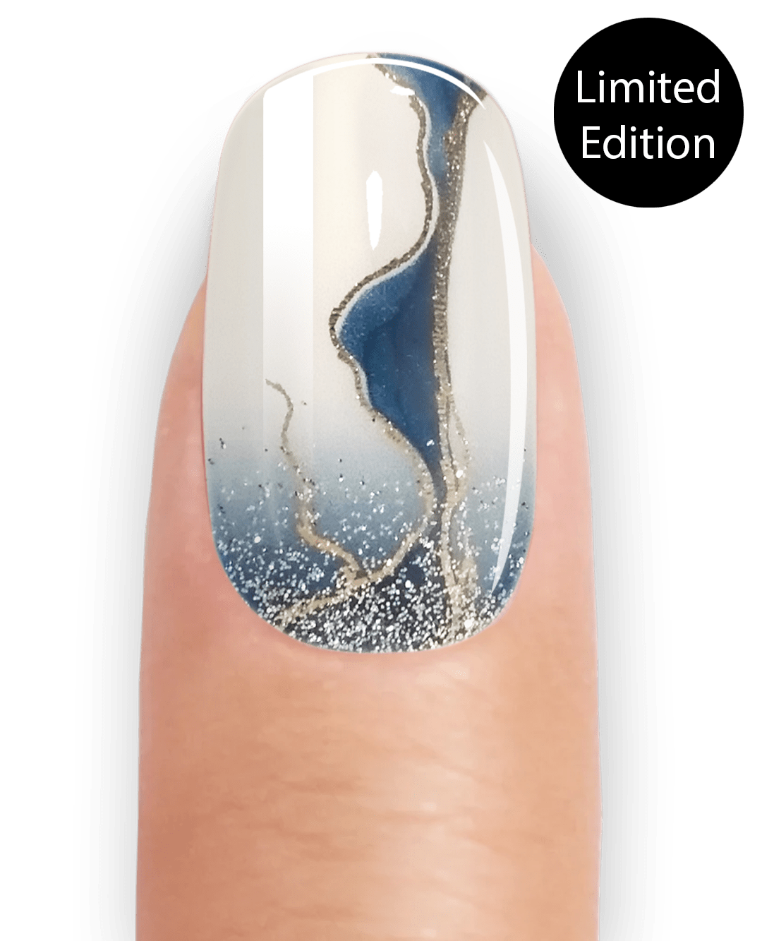 BLUE LIGHTNING - UV GEL STRIPS