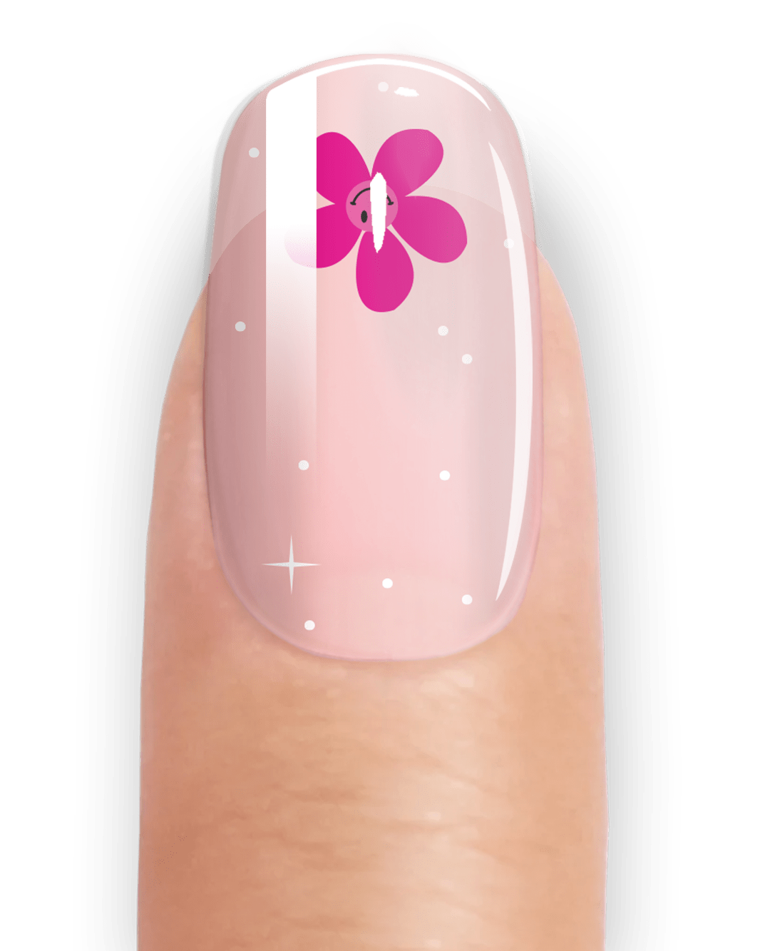 HIPPIE FLOWER - UV GEL STRIPS