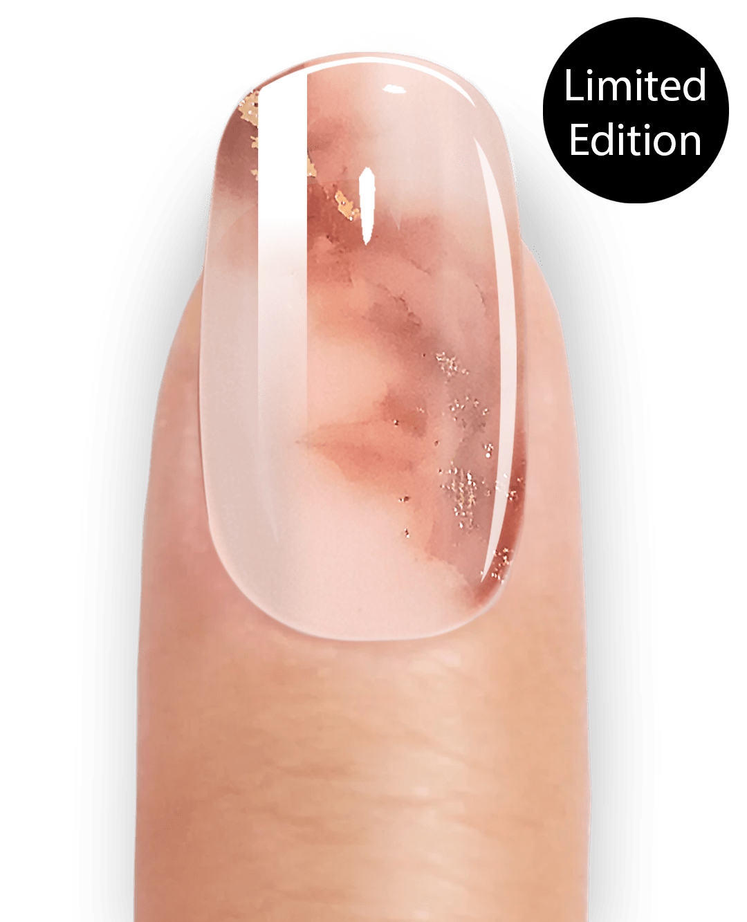 BROWNIE GOLD SHIMMER - UV GEL STRIPS