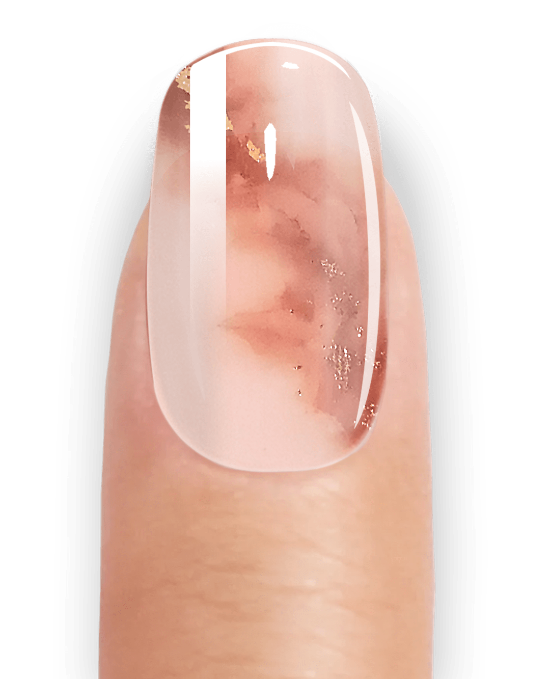 BROWNIE GOLD SHIMMER - UV GEL STRIPS