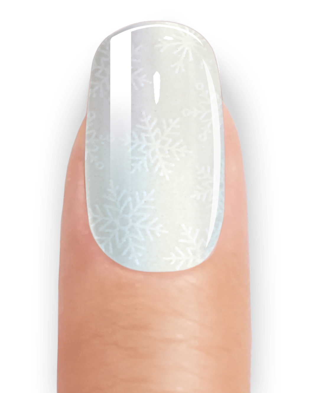 TRANSPARENT SNOW FLAKE - UV GEL STRIPS