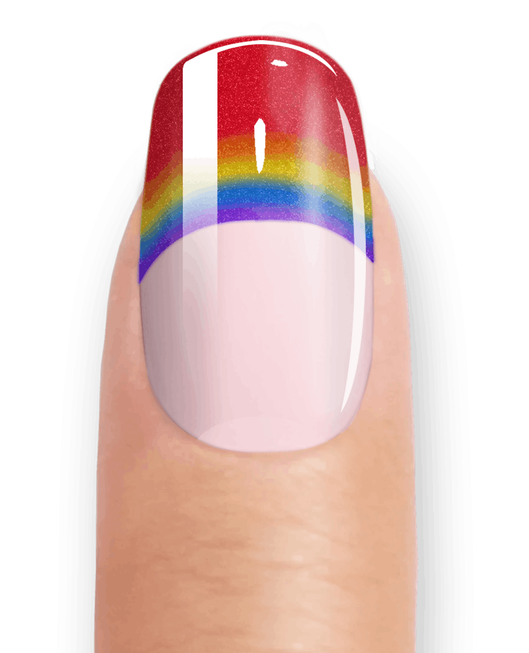 FRENCH RAINBOW - UV GEL STRIPS
