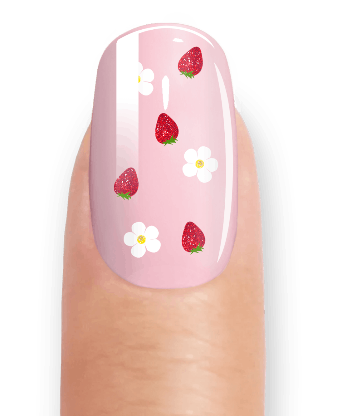 STRAWBERRY - UV GEL STRIPS