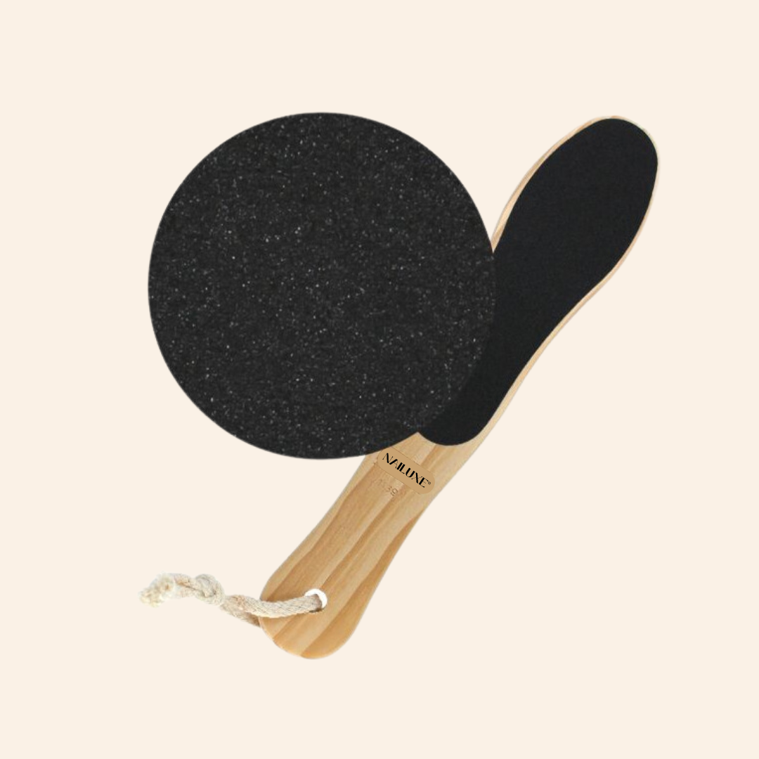 Hornhaut Feile aus Naturholz