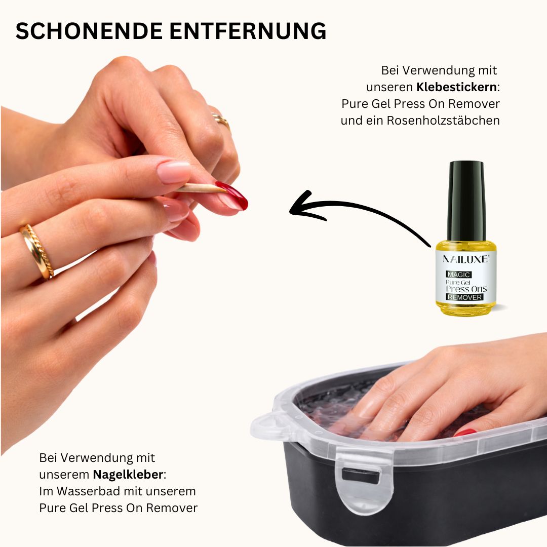 Pure Gel Press On Entfernungs-Set