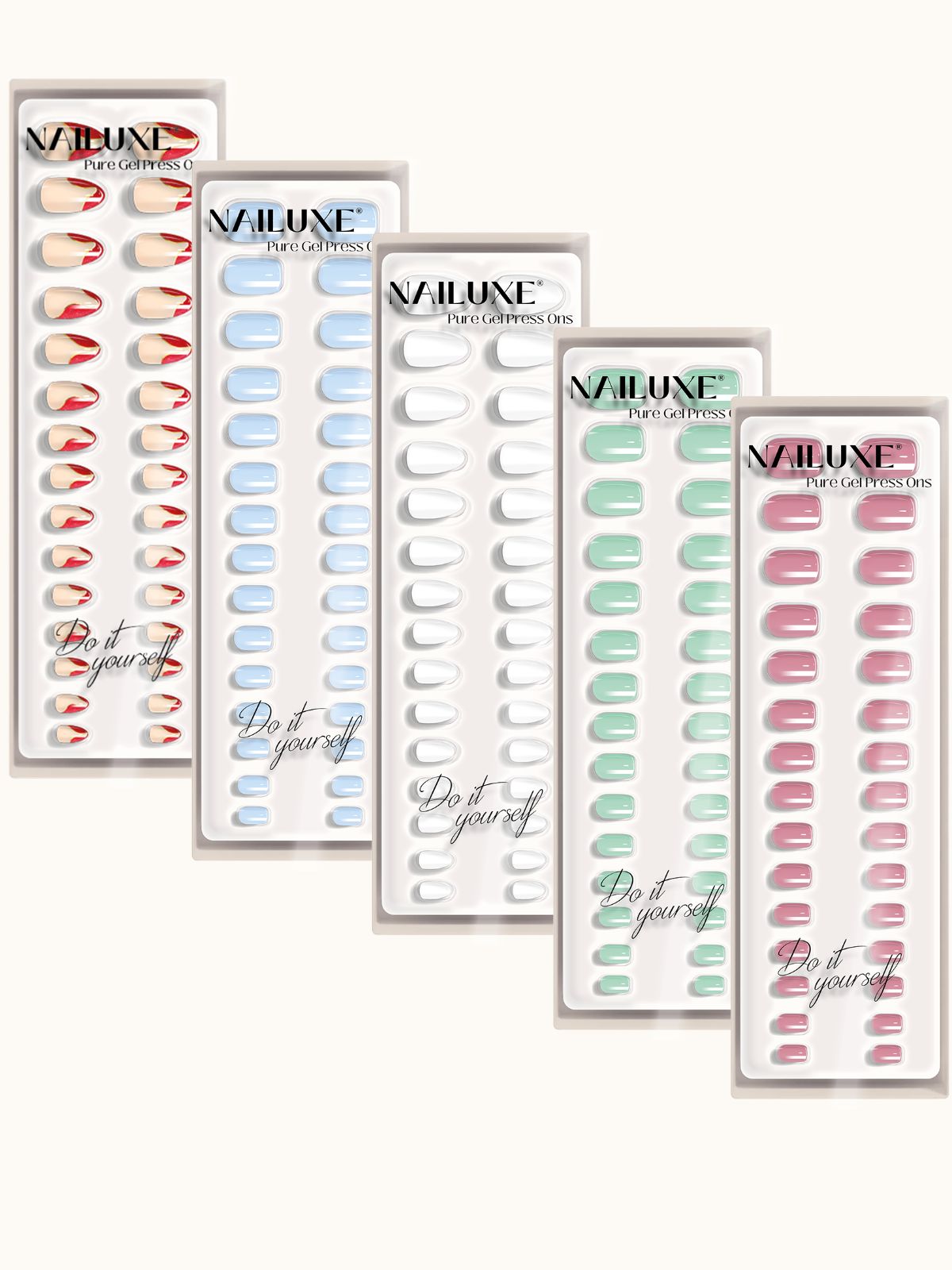 5er Set / Pure Gel Press Ons