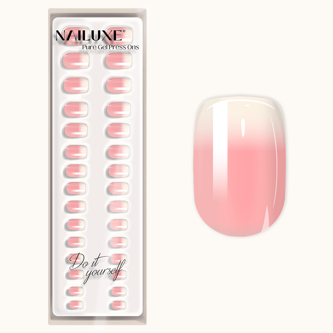 Baby Boomer - Short Square - Pure Gel Press On