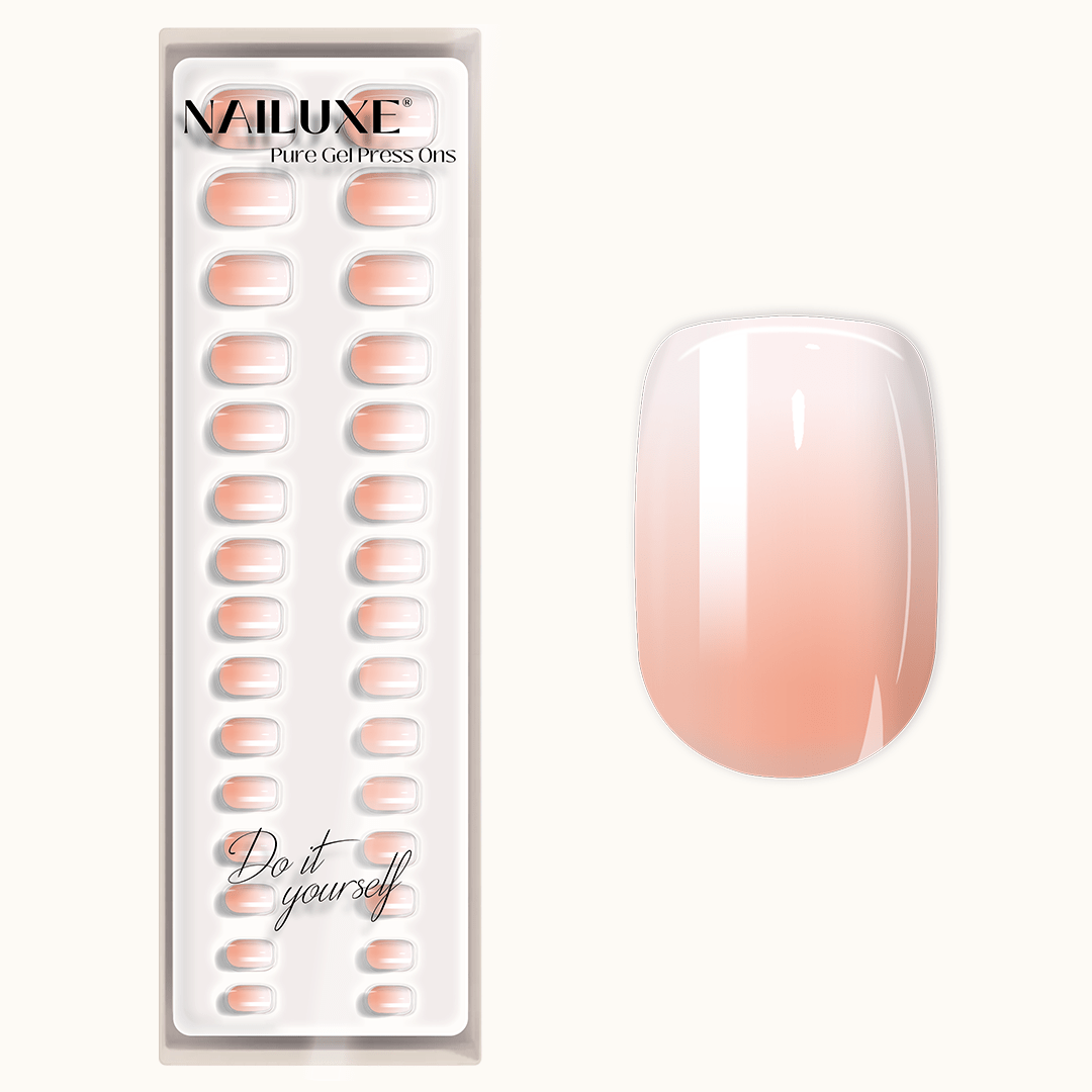 Baby Boomer Nude - Short Square - Pure Gel Press On