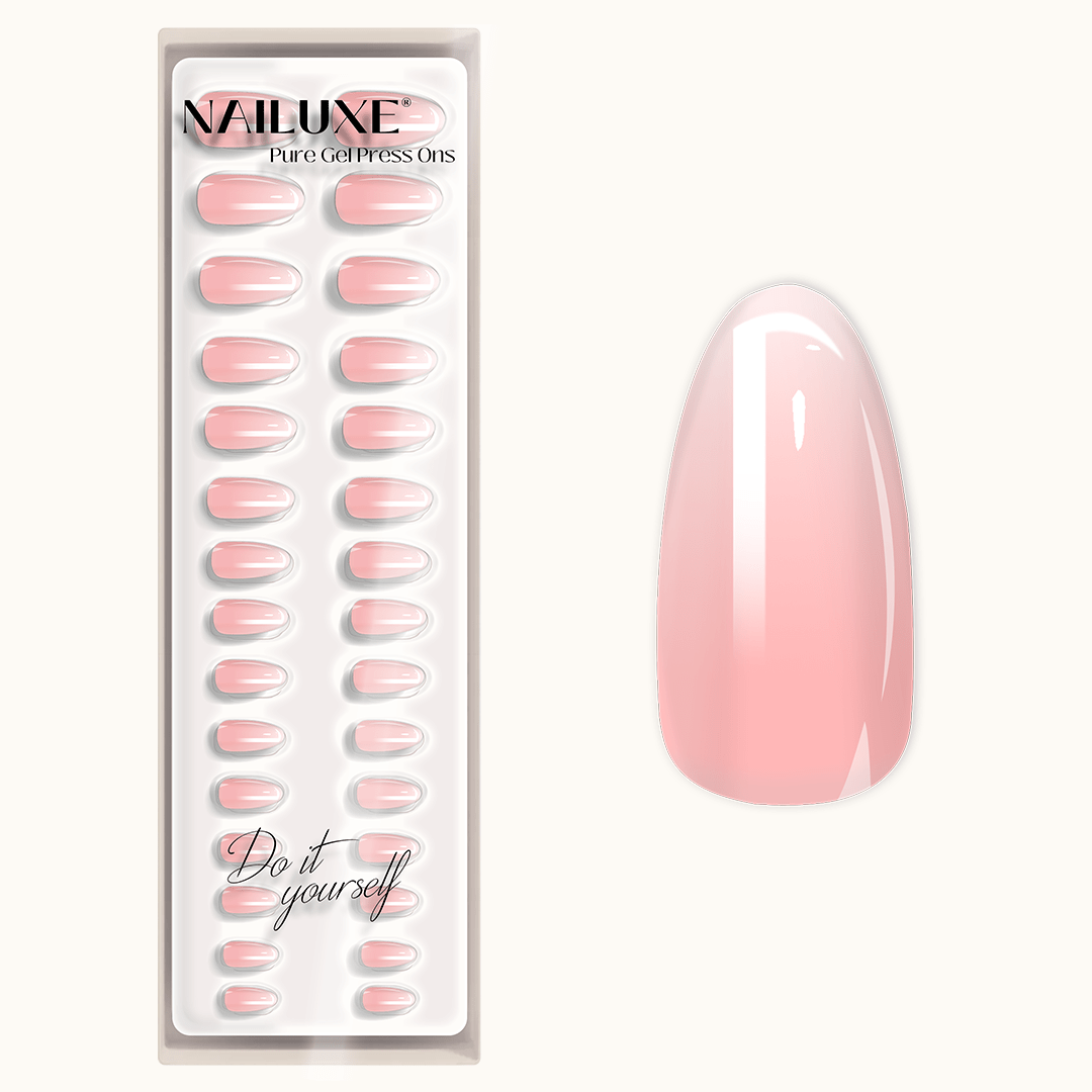 Baby Boomer - Medium Almond - Pure Gel Press On