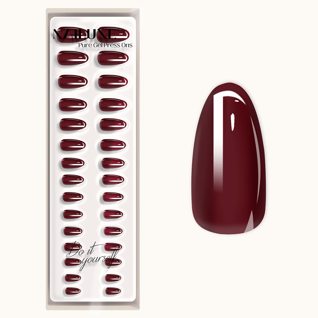 Vino Rough - Medium Almond - Pure Gel Press On