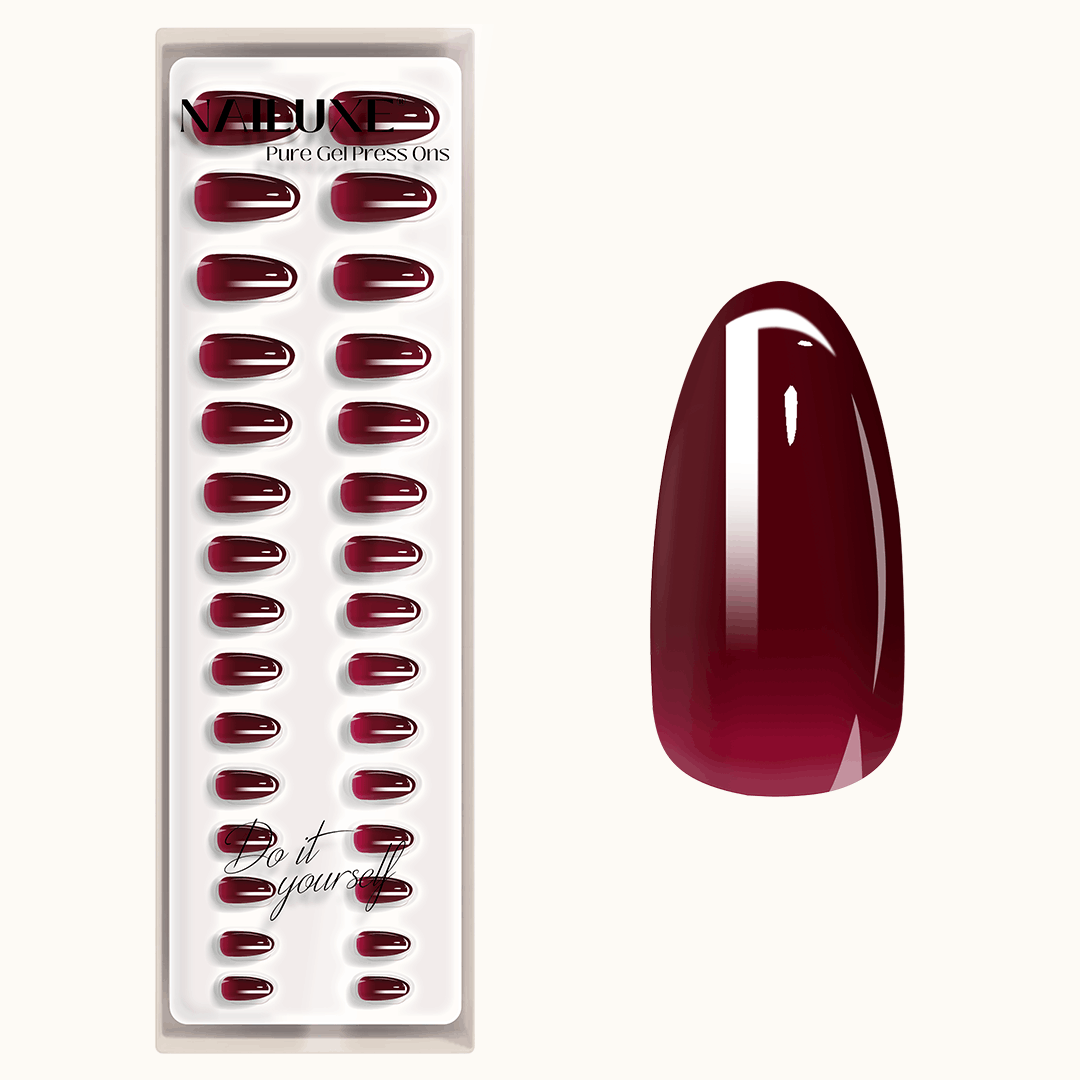 Vino Rough - Medium Almond - Pure Gel Press On