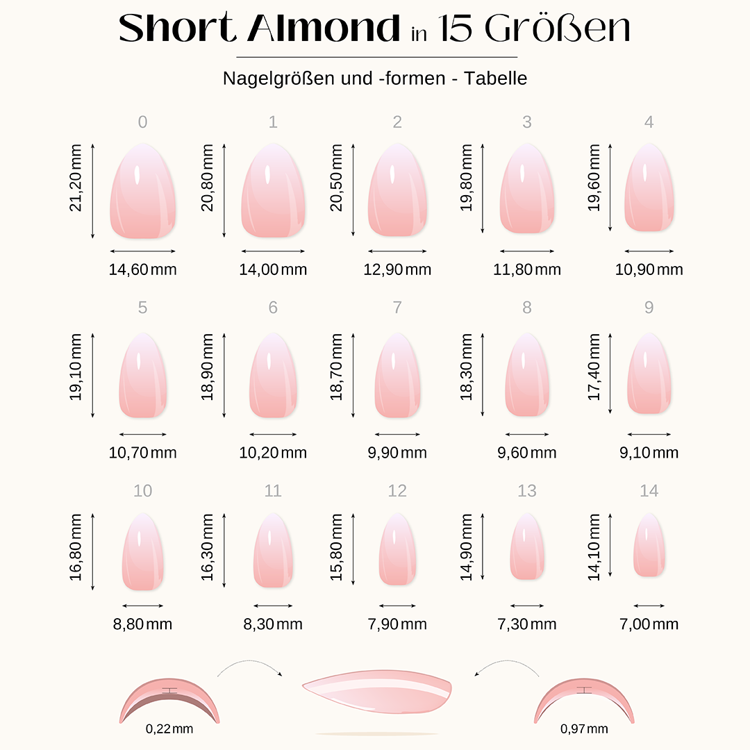 French Wild Leo - Short Almond - Pure Gel Press On