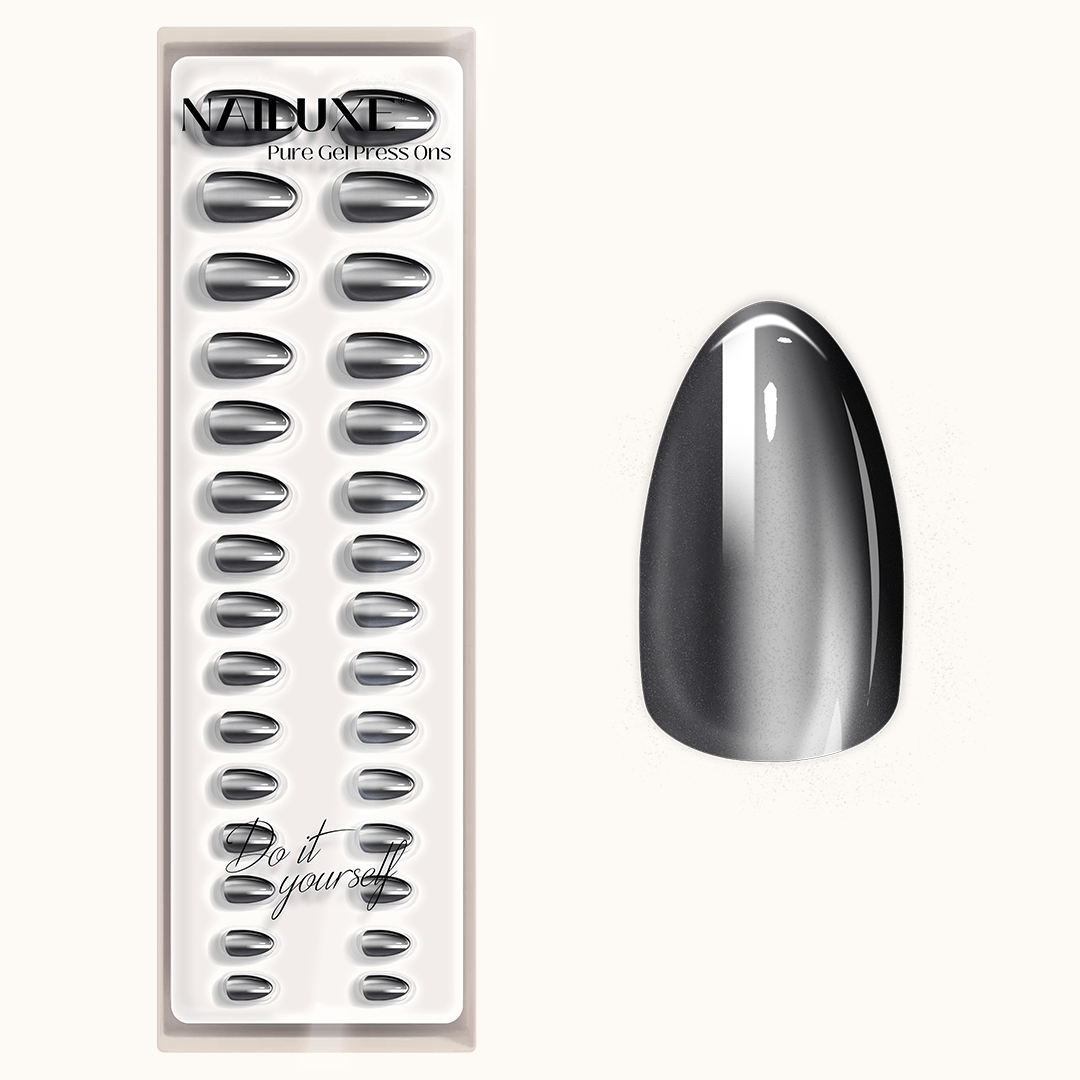 Mystery Night - Short Almond - Pure Gel Press On