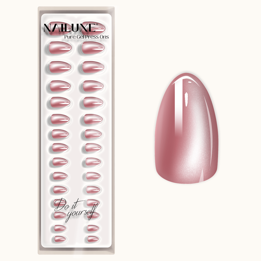 Silent Glazed - Short Almond - Pure Gel Press On