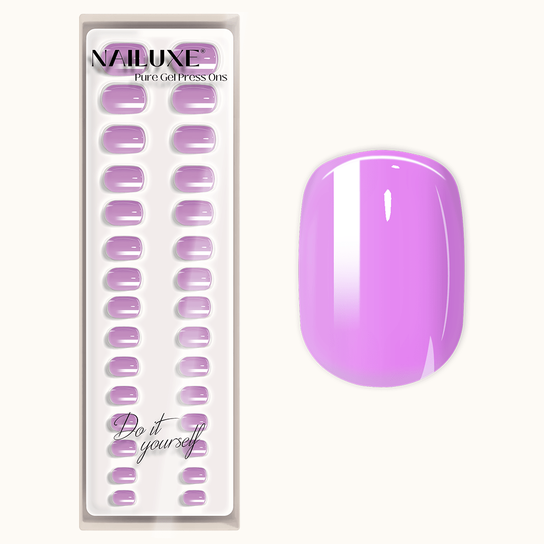 Lilac - Short Round - Pure Gel Press On