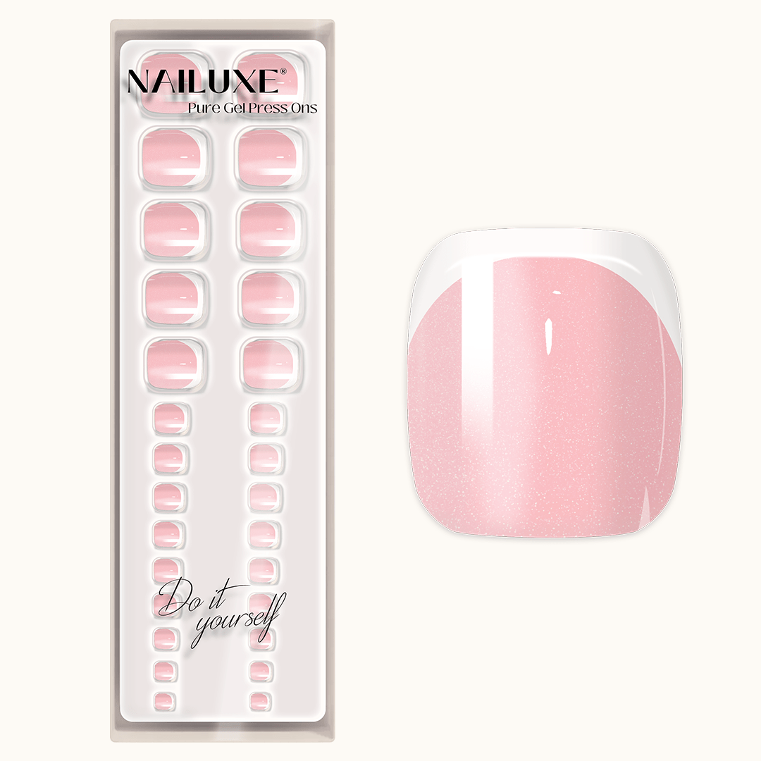 French Nail Rosy - Pediküre - Pure Gel Press On