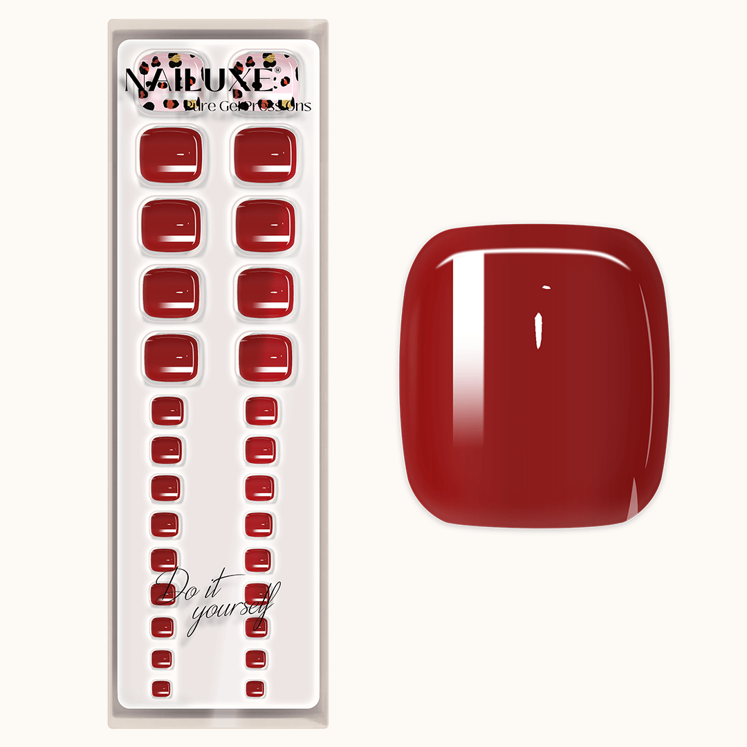 Wild Red Kiss - Pediküre - Pure Gel Press On