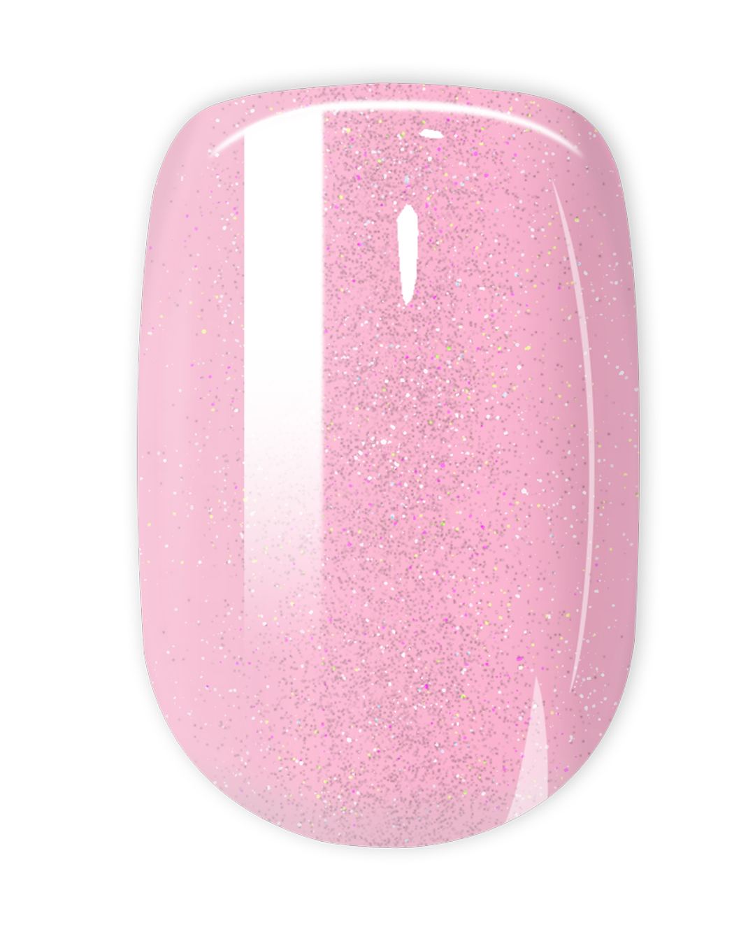 Pink Glitter - Short Square - Pure Gel Press On