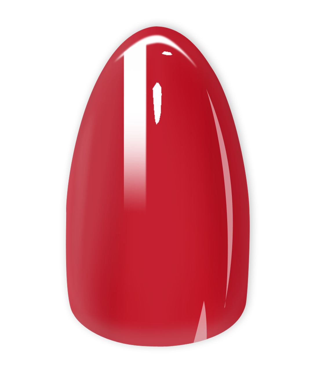 Short Almond BONFIRE RED