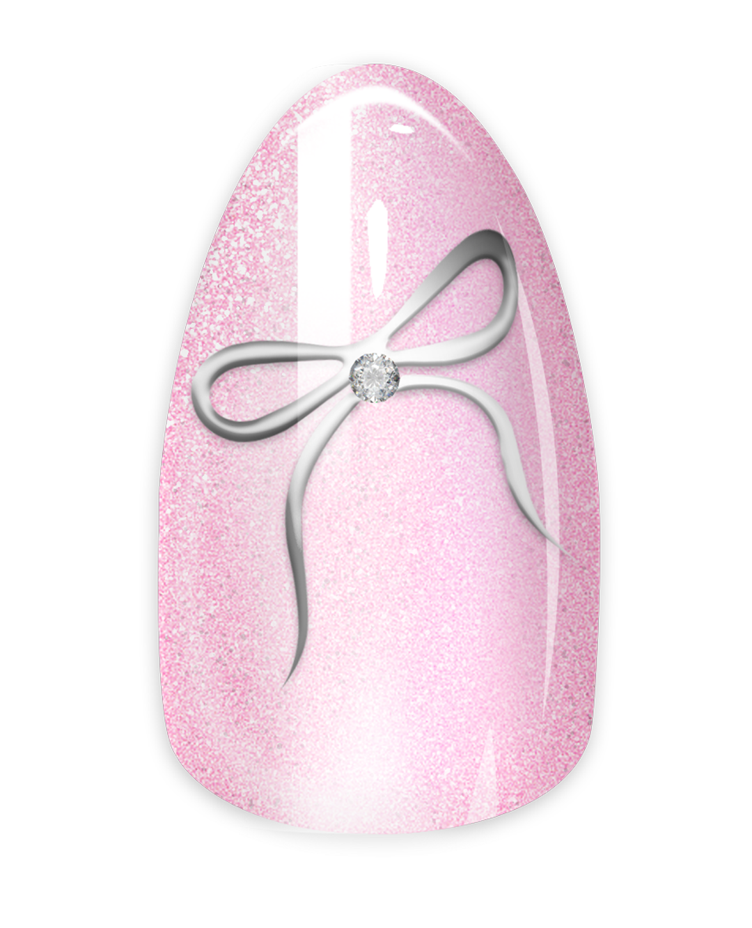 Short Almond LOOP GLITTER