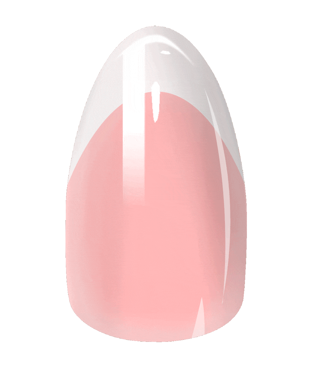 Short Almond FRENCH NAIL GOLD TOUCH