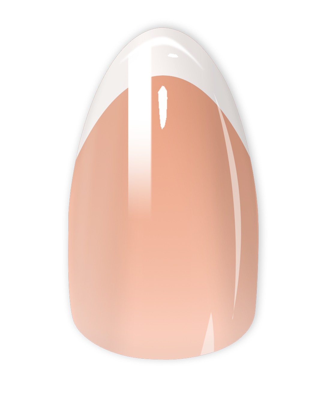 Short Almond FRENCH NAIL NUDE