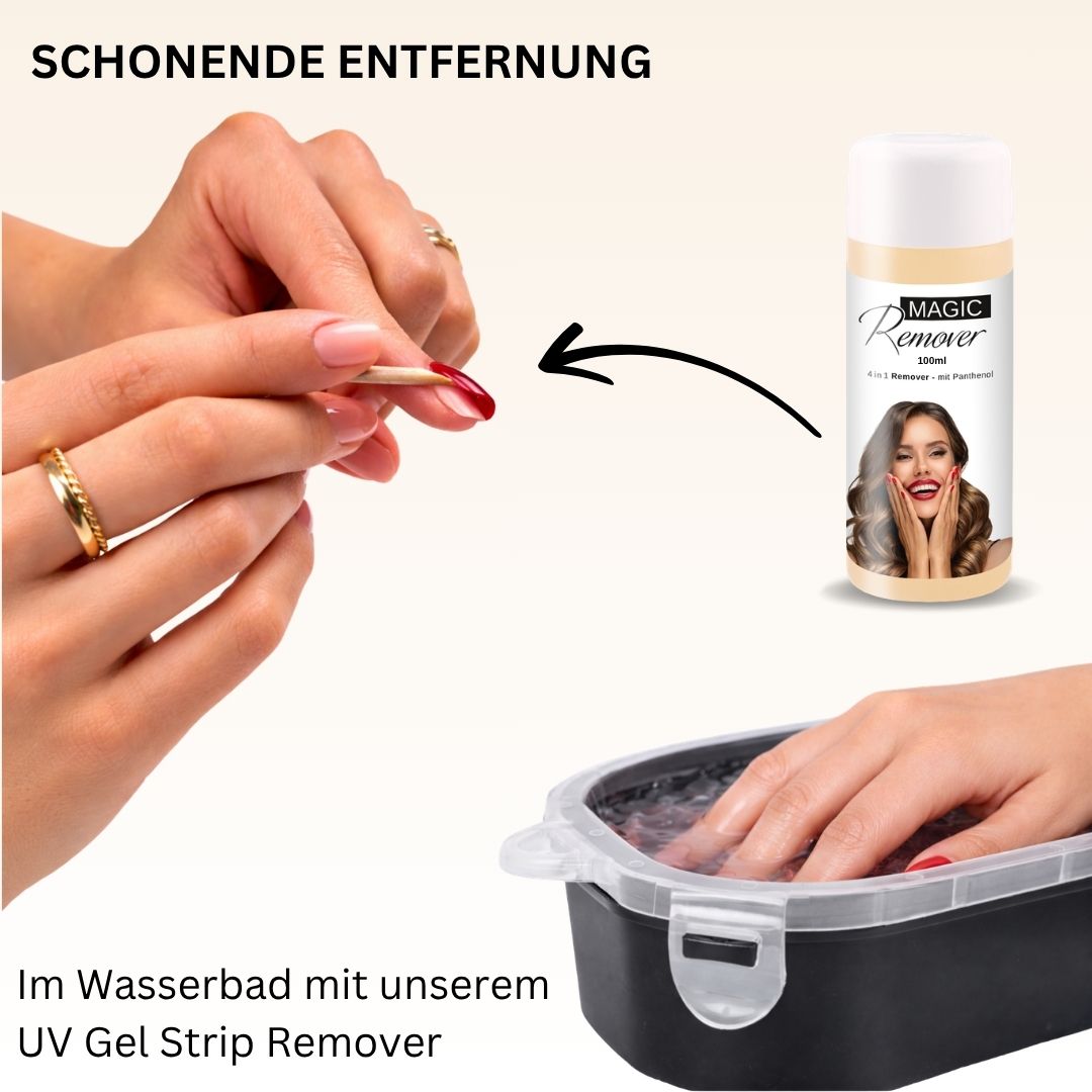 UV Gel Strip Entfernungs-Set