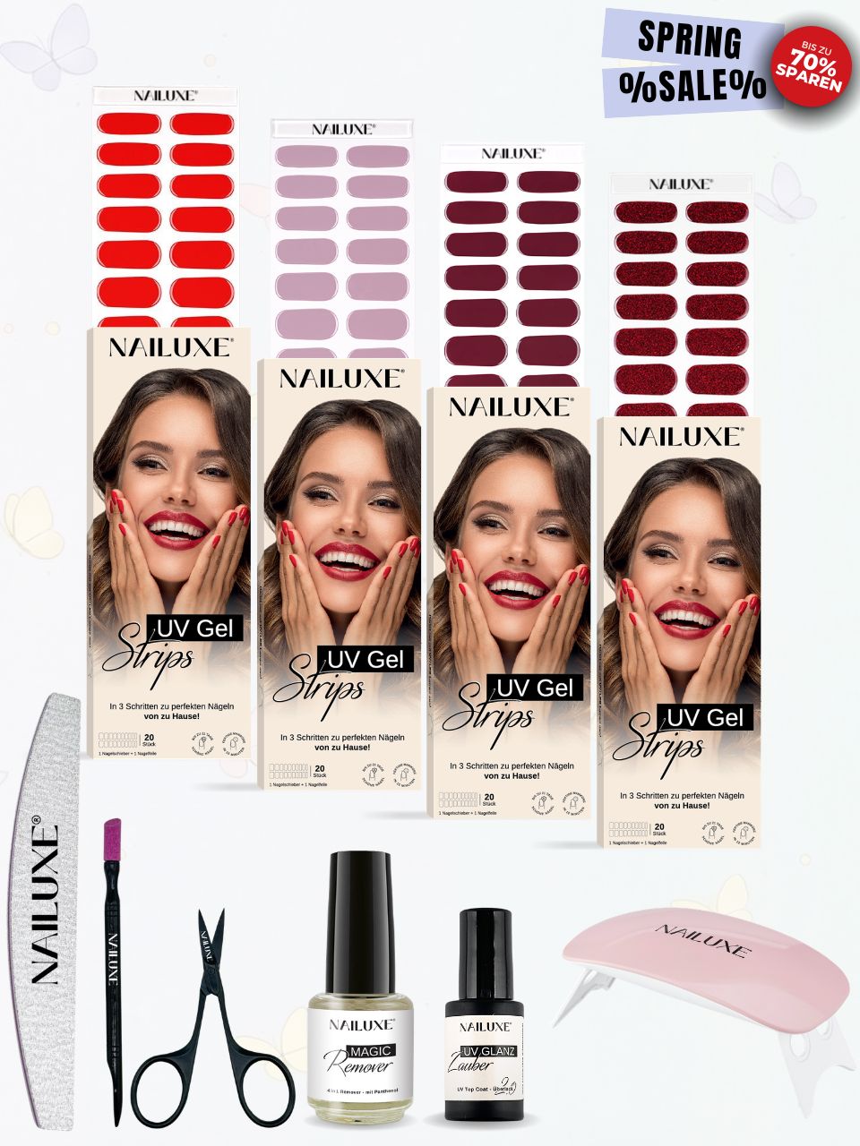 SPRING SALE Bestseller Set / UV Gel Strips