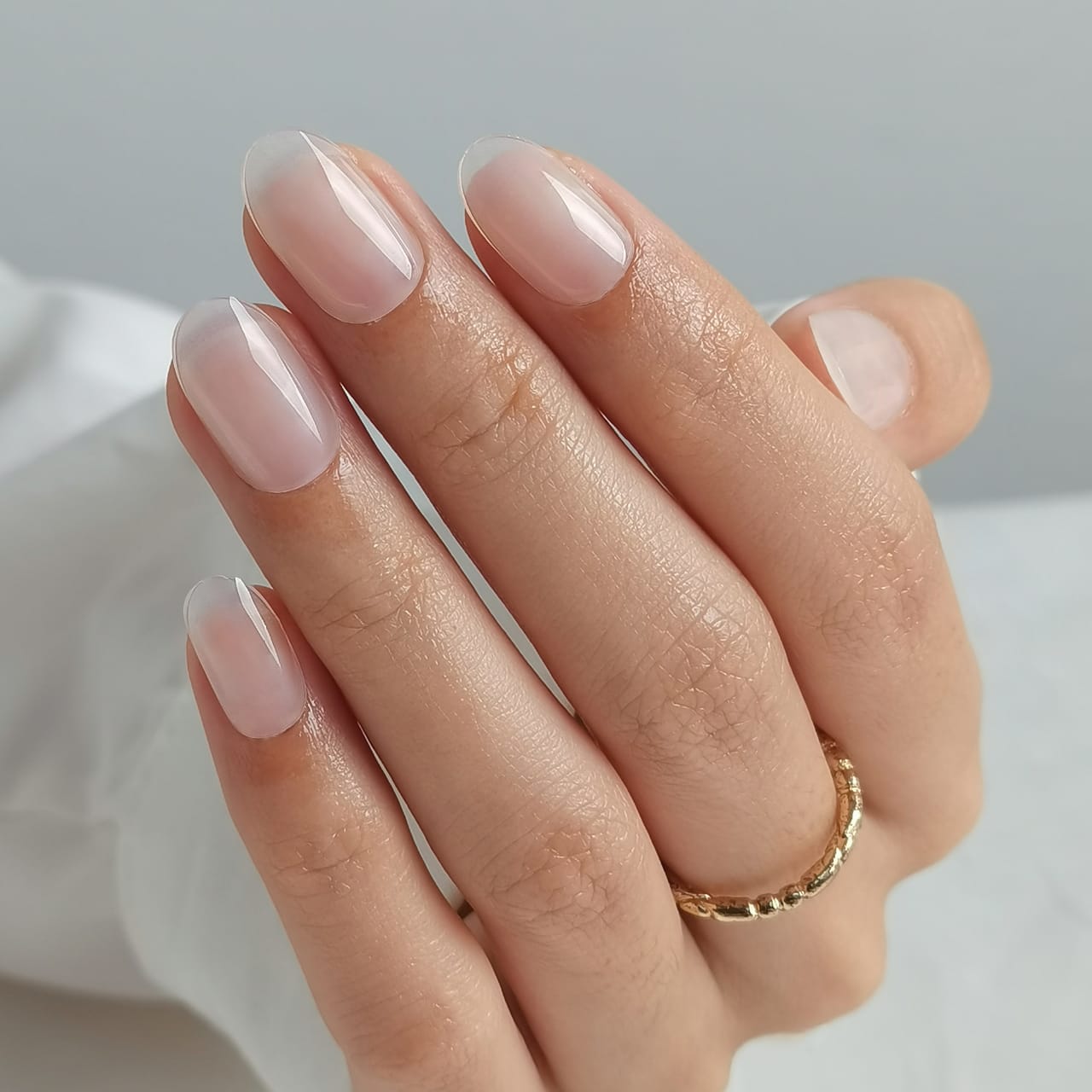 Transparent - Medium Round - Pure Gel Press On