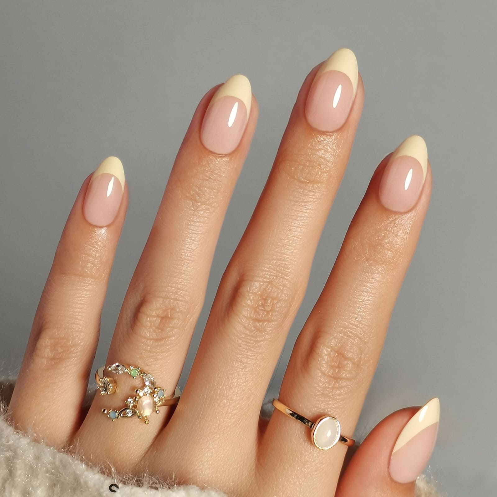 French Sunkiss - Short Almond - Pure Gel Press On