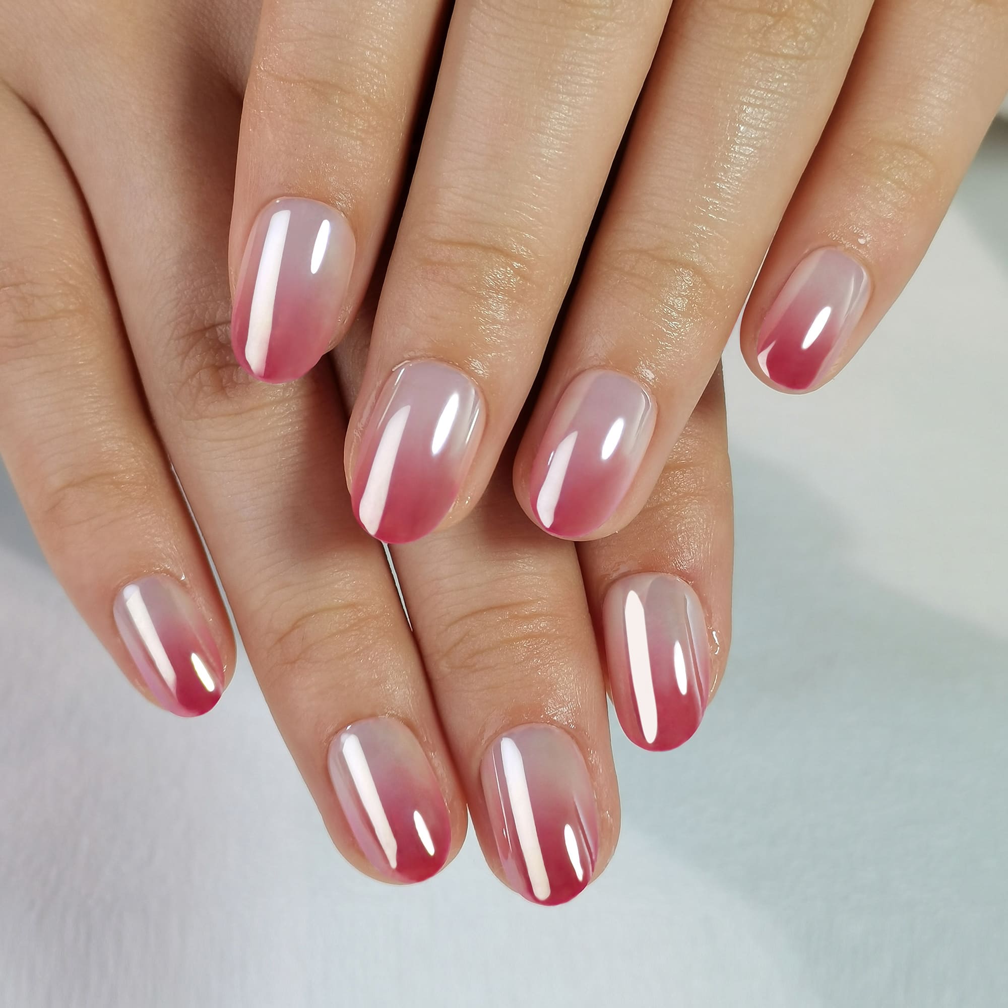 Baby Boomer Rosé - Medium Round - Pure Gel Press On