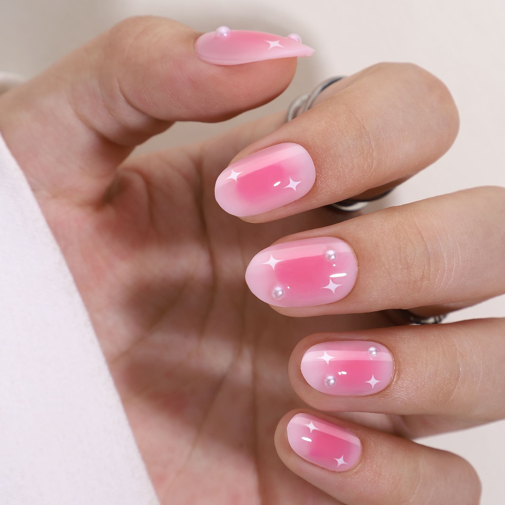 Minaj Pink - Medium Round - Pure Gel Press On