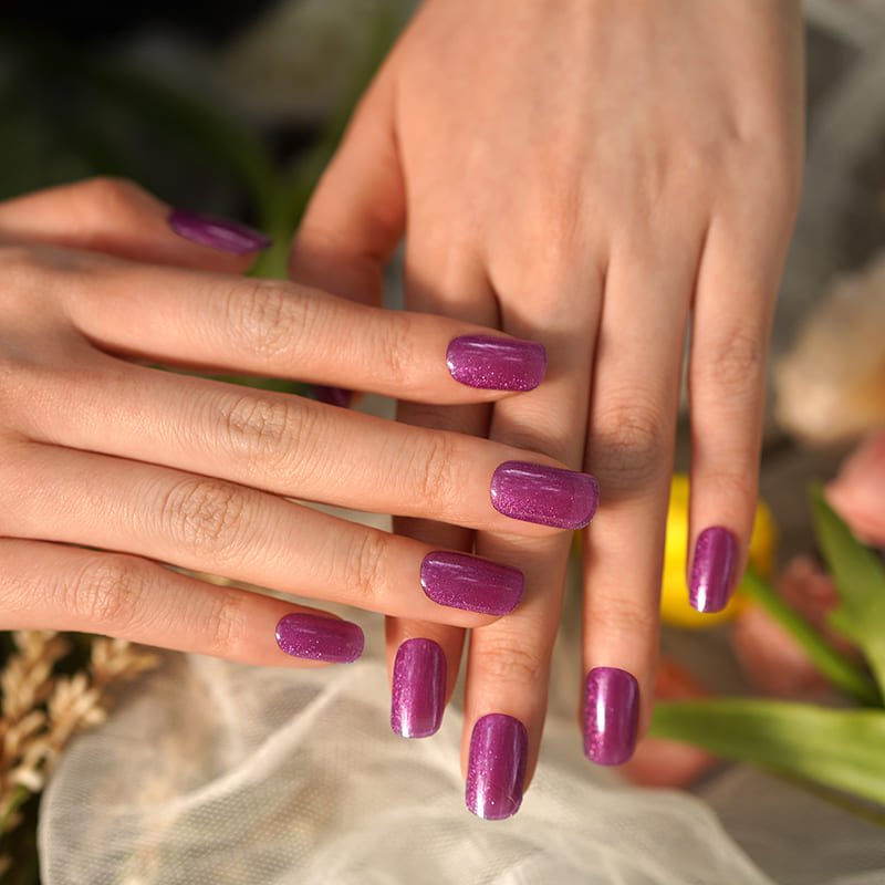 VIOLET GLITTER UV - NAILUXE