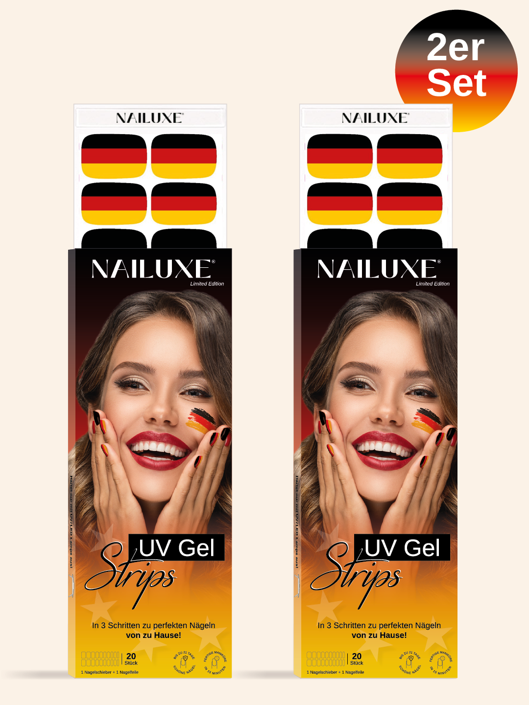 Beste Freundinnen Set DEUTSCHLAND - UV GEL STRIPS