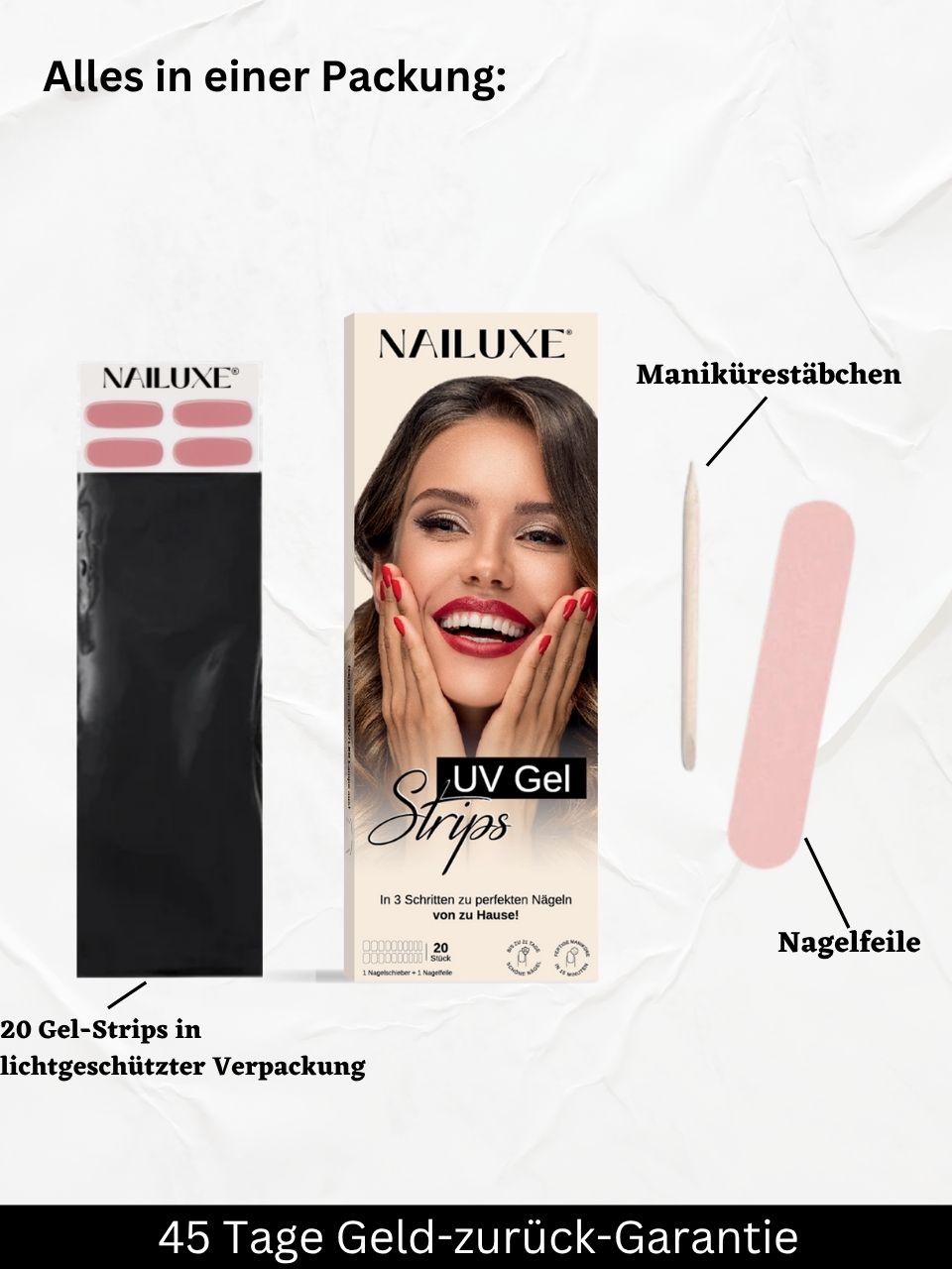 Weihnachts Bestseller Set / UV Gel Strips